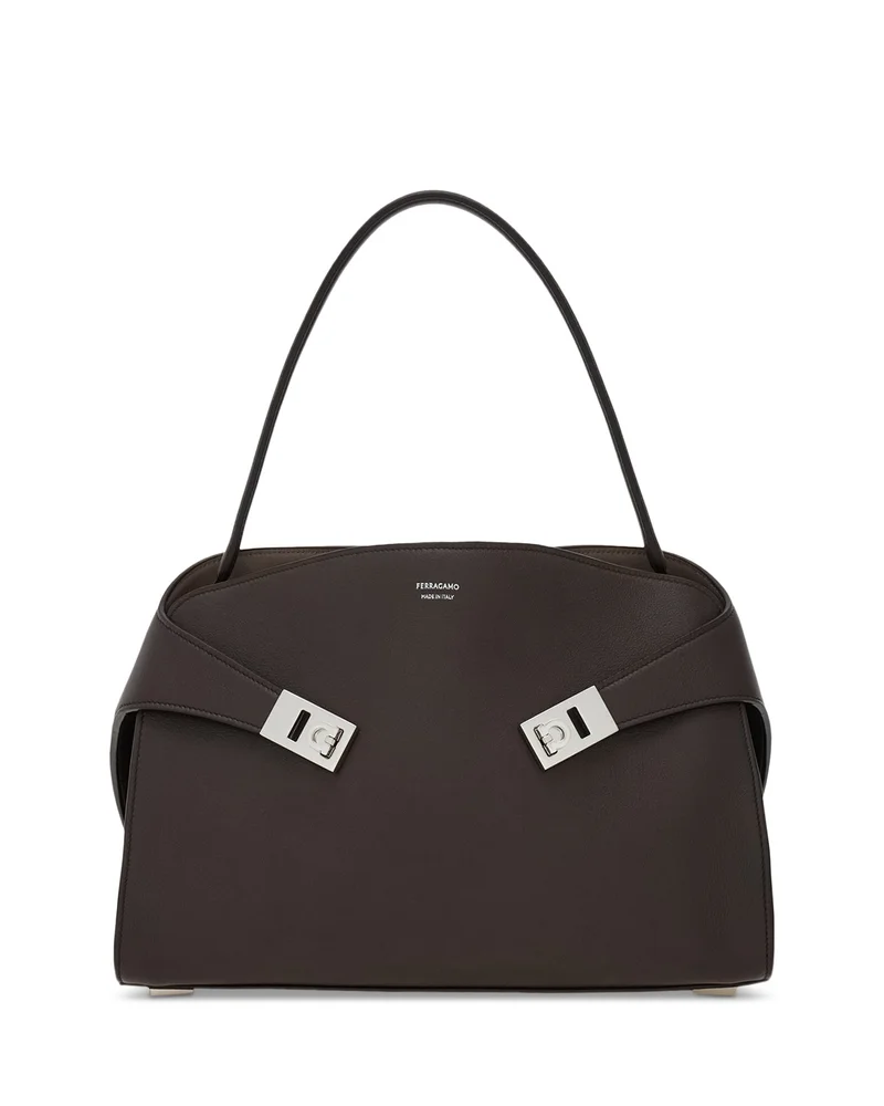 Hug Soft Leather Shoulder Bag