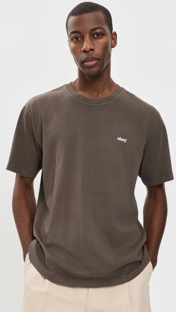 Lowercase Short Sleeve Pigment Tee