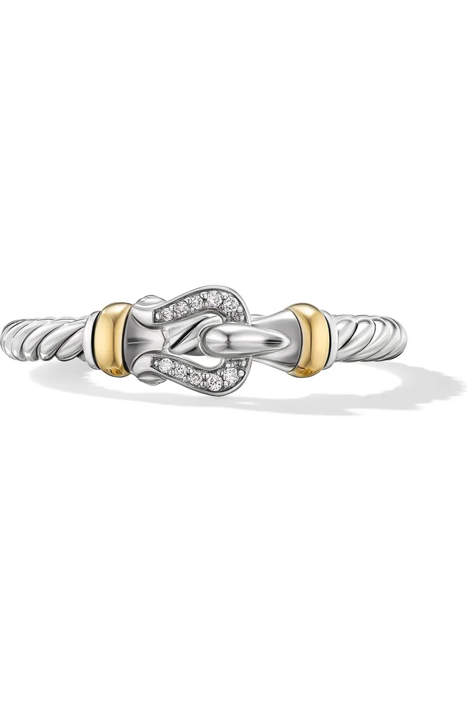 Petite Buckle Diamond Ring