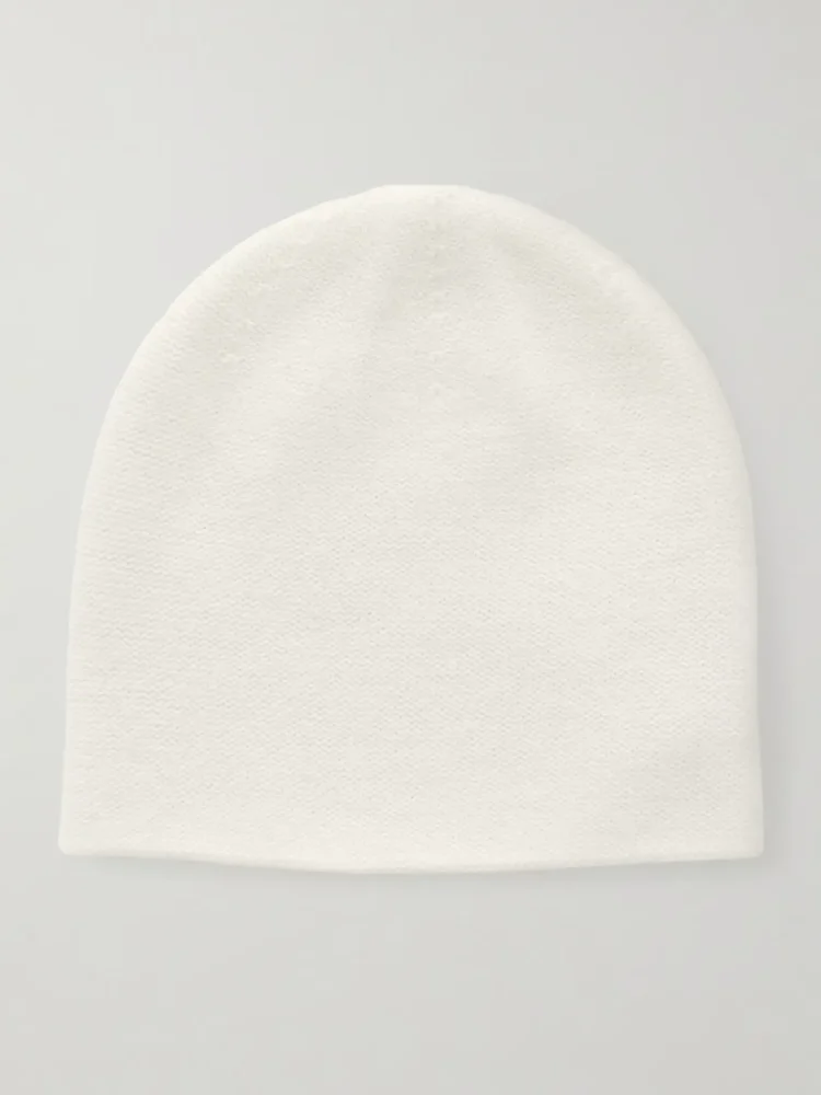 Clara Cashmere Beanie, Ivory