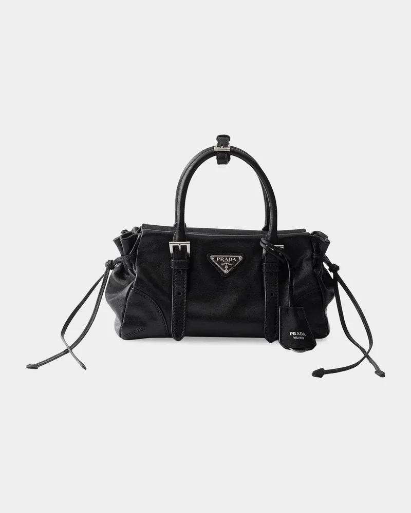 Karin Small Leather Top Handle Bag