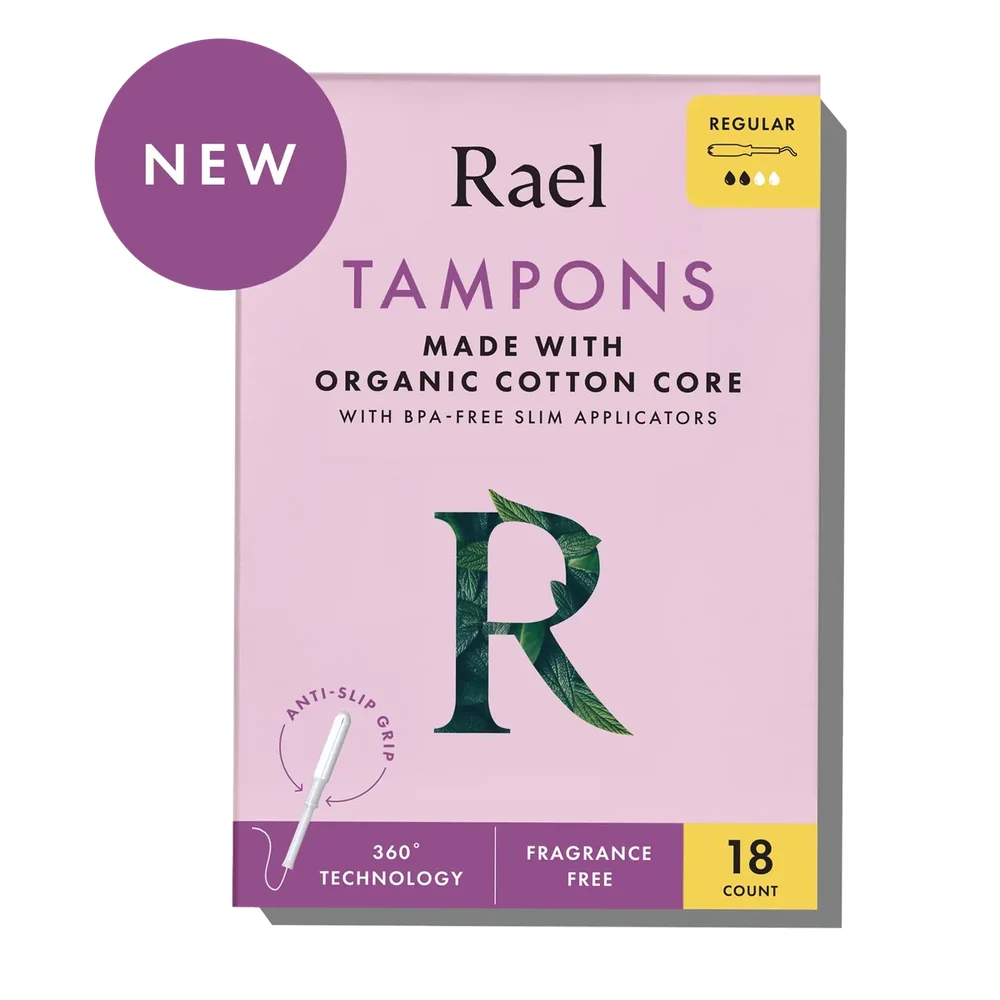 Regular Slim Applicator Tampons Made With Organic Cotton