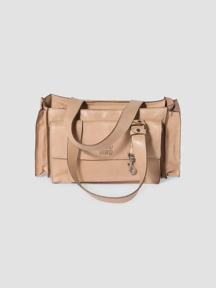 Utilitaire Nappa Leather Shopping Bag