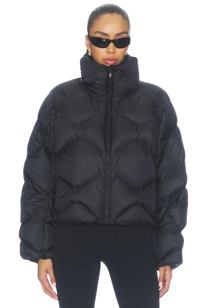 Featherweight Cropped Quilted Puffer
