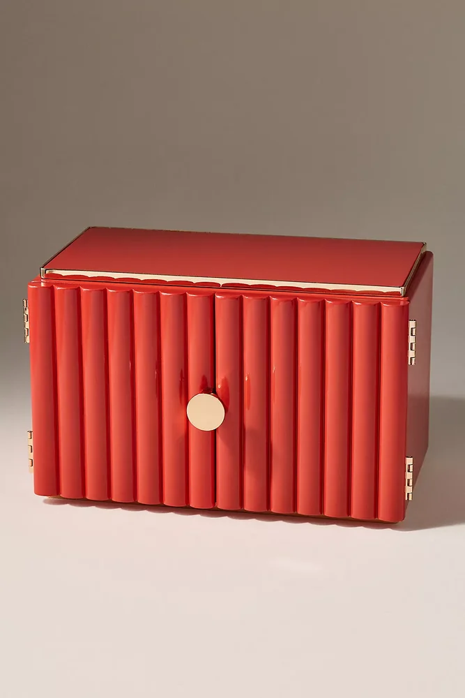 Juneau Lacquered Wood Jewelry Box