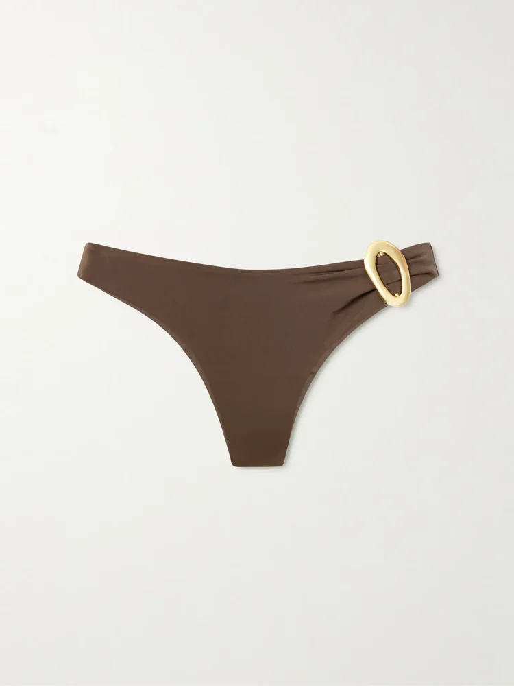 Cabo Verde embellished bikini briefs