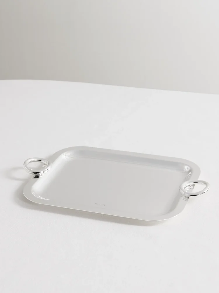 Vertigo silver-plated tray
