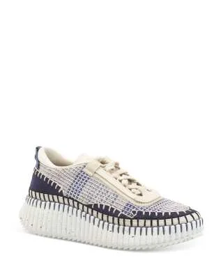 Women's Nama Woven Platform Low Top Sneakers
