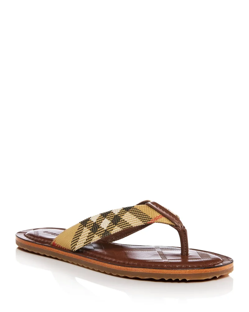 Pavilion Check Thong Sandals