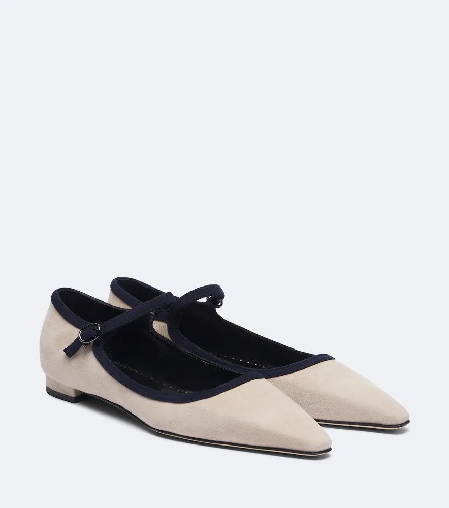 Perdiccamod suede ballet flats