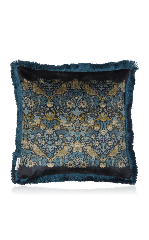 Strawberry Thief Velvet Cushion