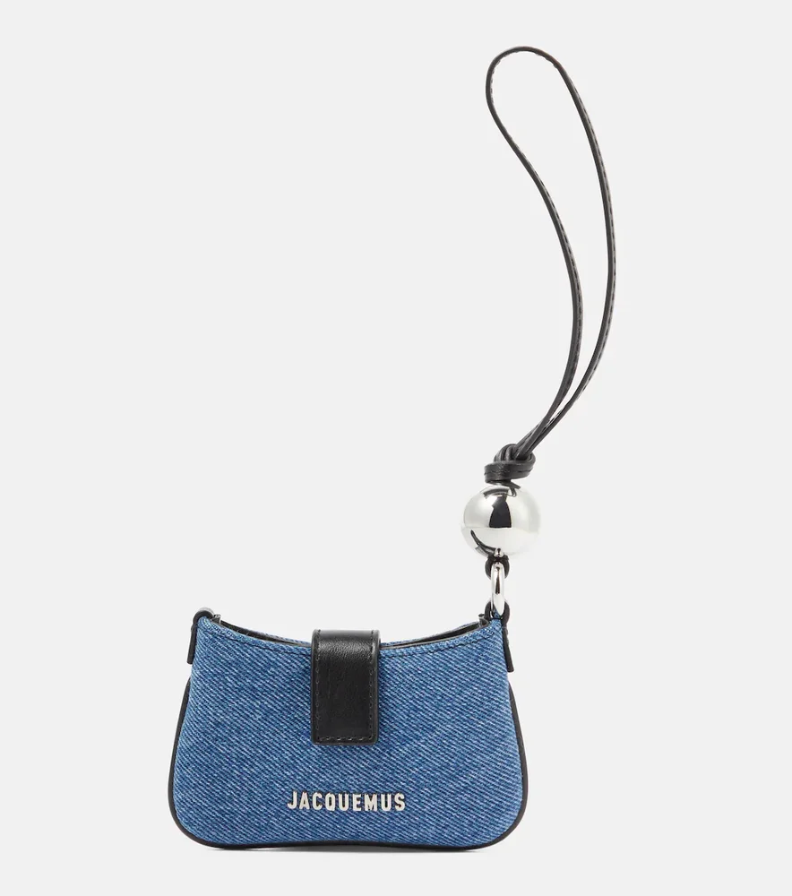 Le Porte Bisou denim card holder