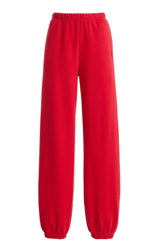 Boyfriend Cotton-Modal Pocket Sweatpants