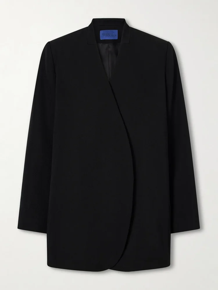 Wool blend blazer