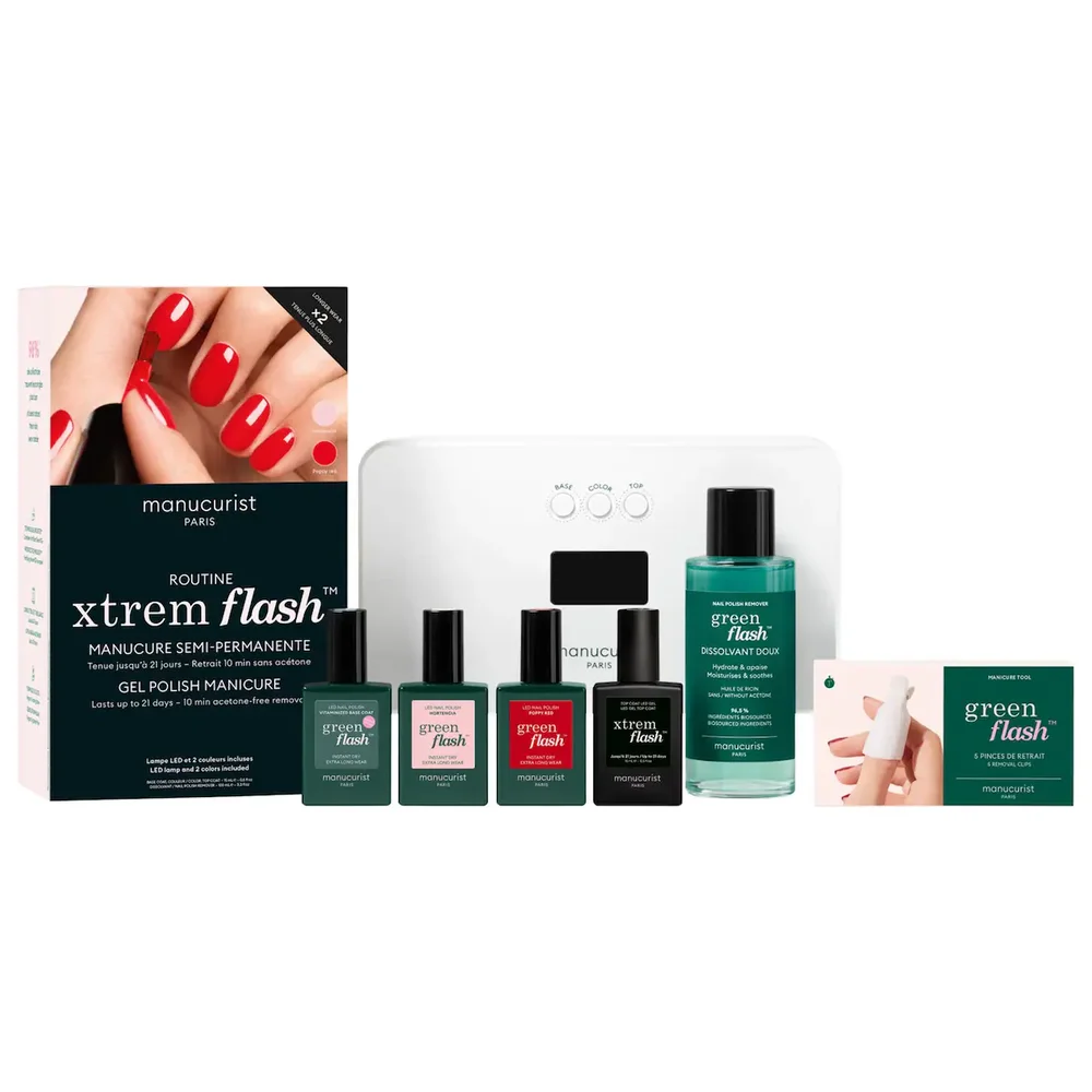 Xtrem Flash Gel Nail Polish Routine Set