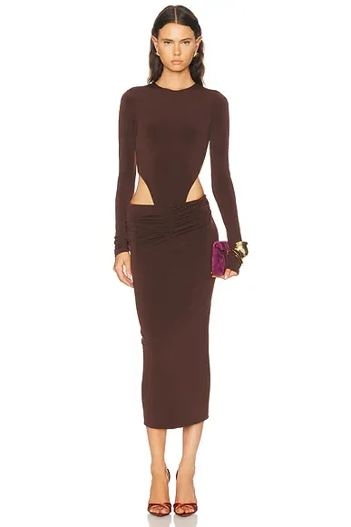 Heloise Cut Out Midi Dress