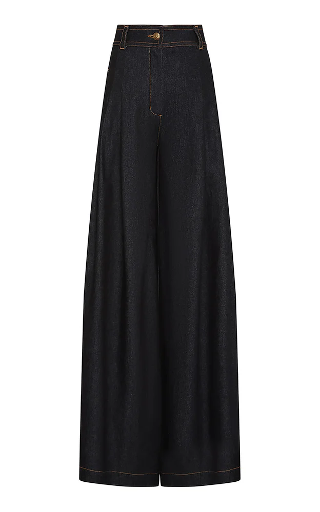 Valiant Rigid Mid-Rise Wide-Leg Jeans