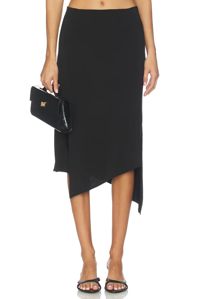 Ira Asym Midi Skirt