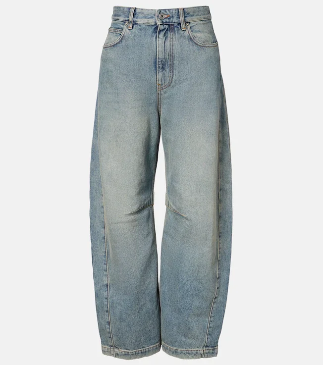 Anagram barrel-leg jeans