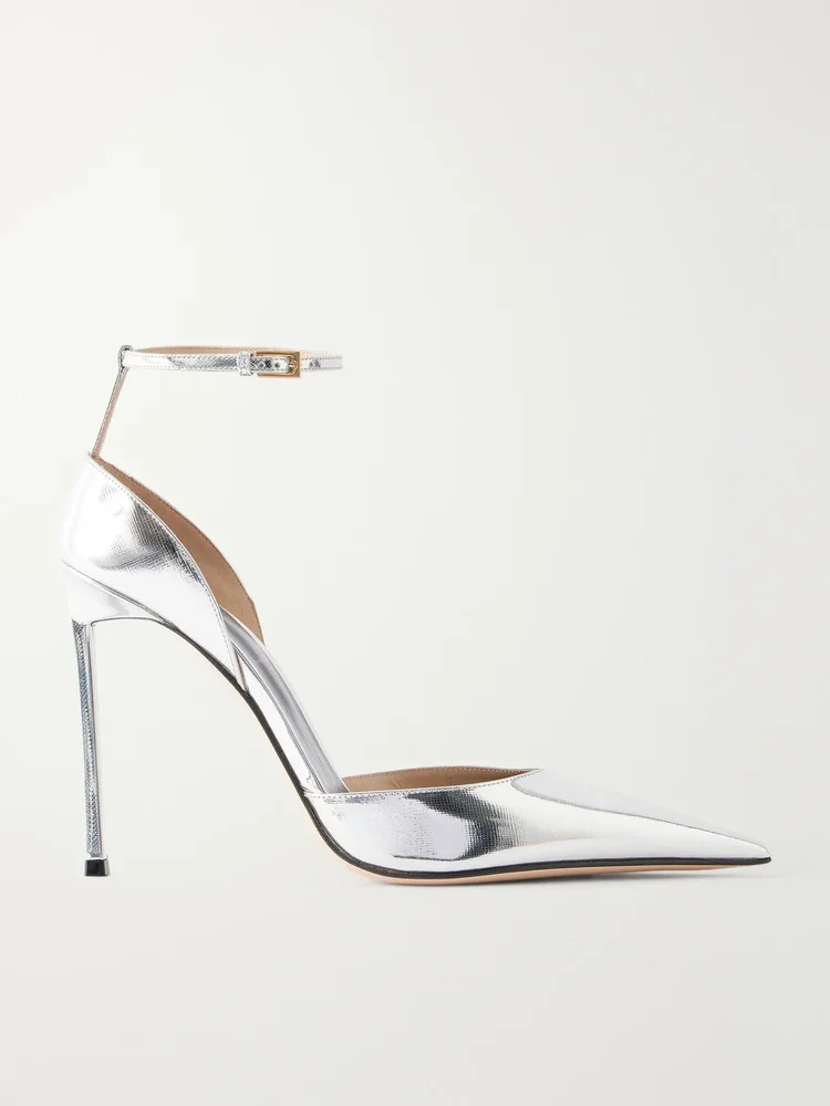 105 patent-leather pumps