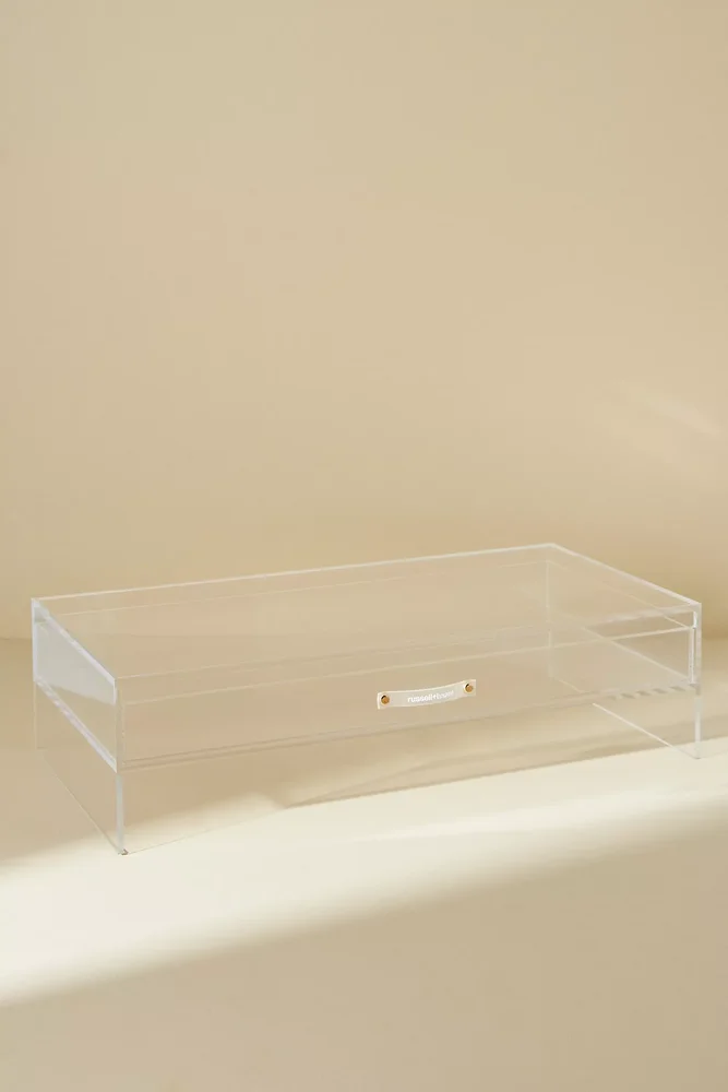 Acrylic Drawer Monitor Stand Organizer