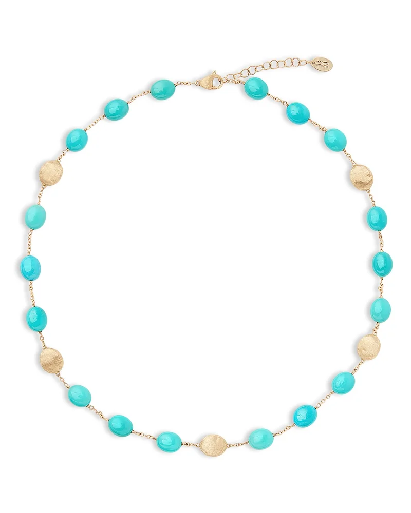 18K Yellow Gold Siviglia Multi Stone Collar Necklace, 16.5"