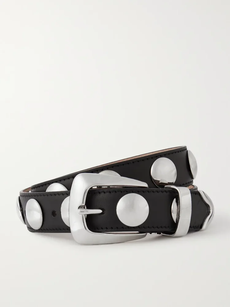 The Benny studded leather belt