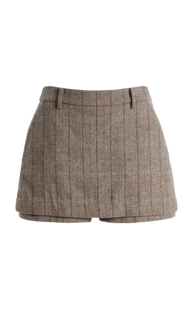 The Spencer Wool-Blend Skort