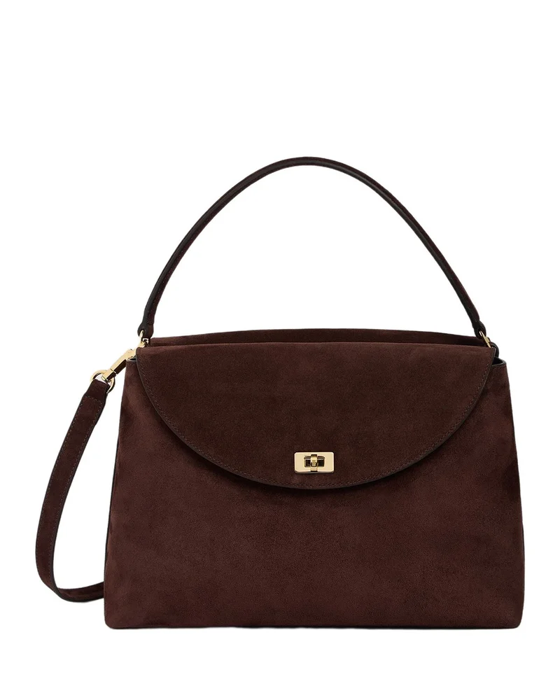 Le Grand Bazaar Suede Top Handle Bag