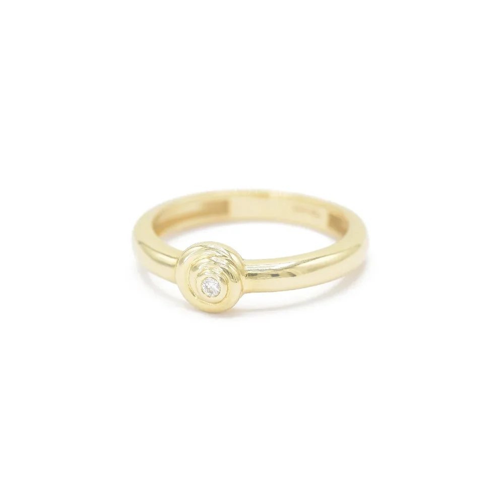 Audrey Pavé Diamond Ring
