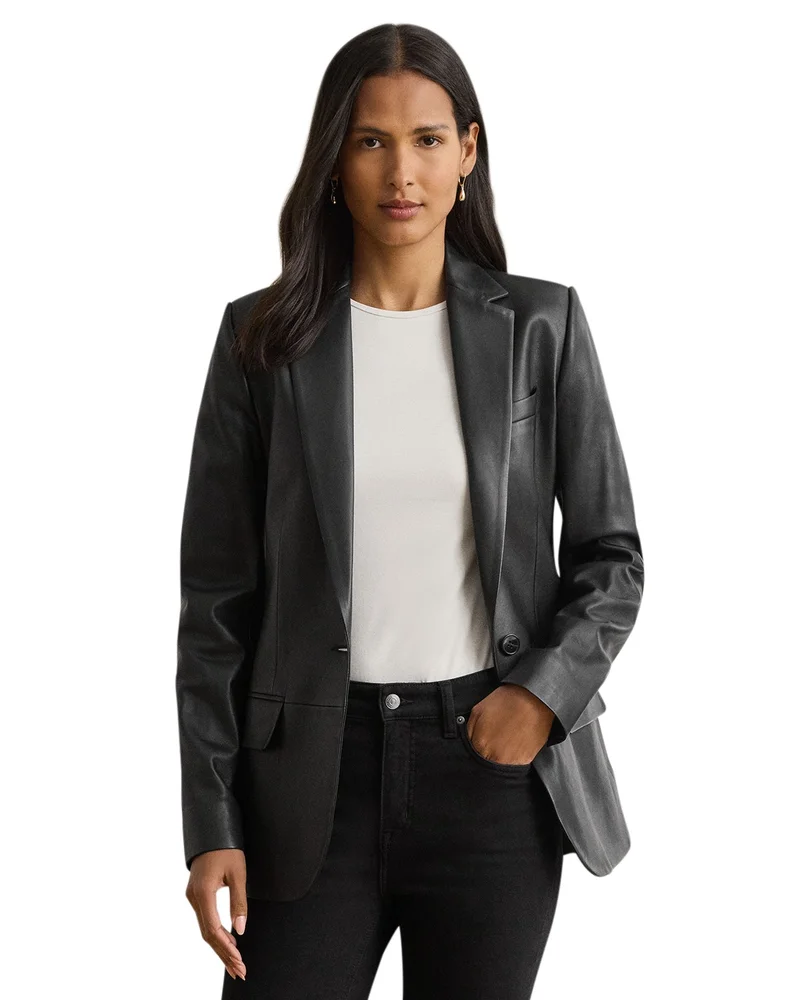 Leather Blazer