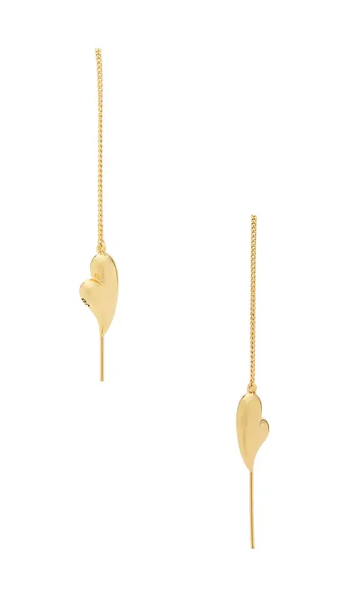 Puffy Heart Threaders Earrings