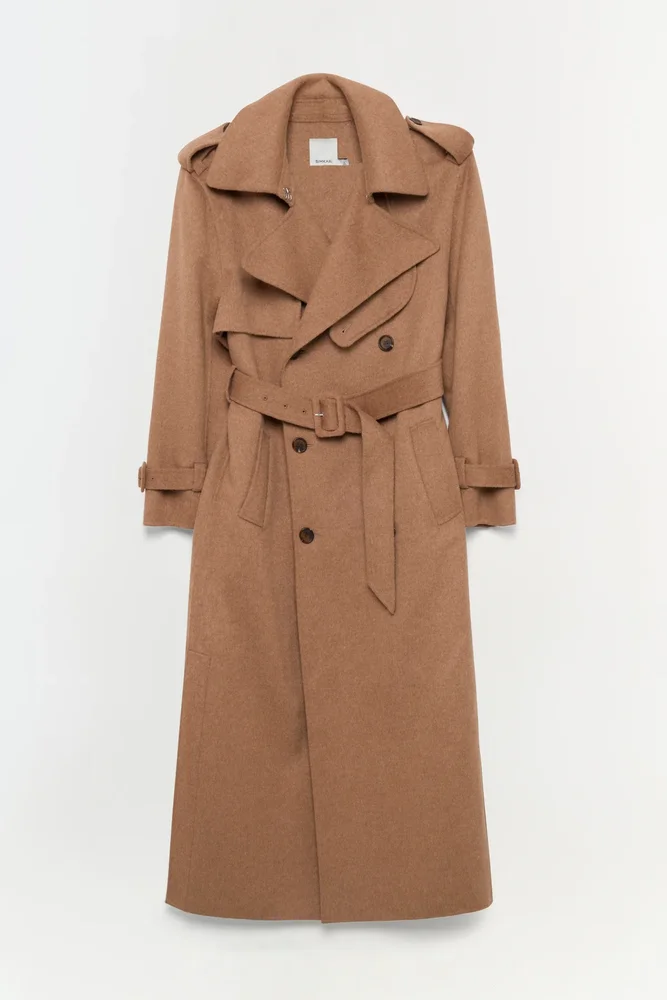 Rumi Belted Wool Coat
