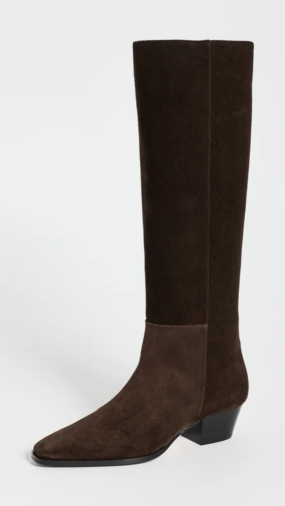 Medea Suede Knee-High Boots