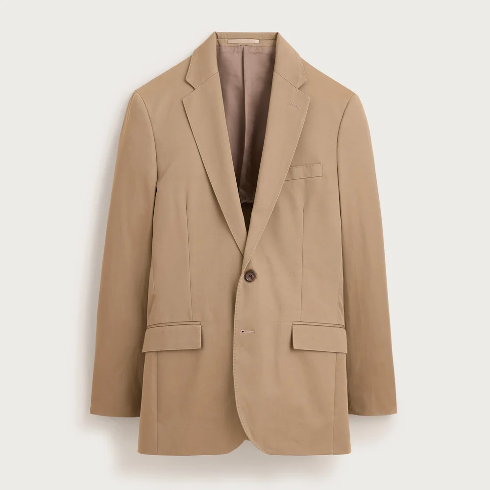 Ludlow Slim-fit suit jacket in Japanese cotton chino