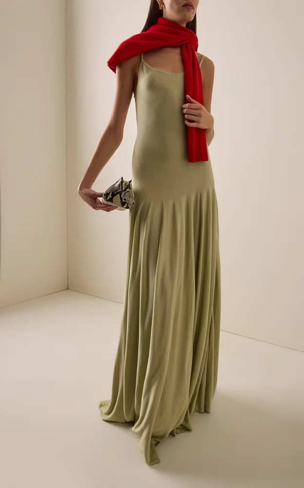 Eden Pleated Maxi Dress