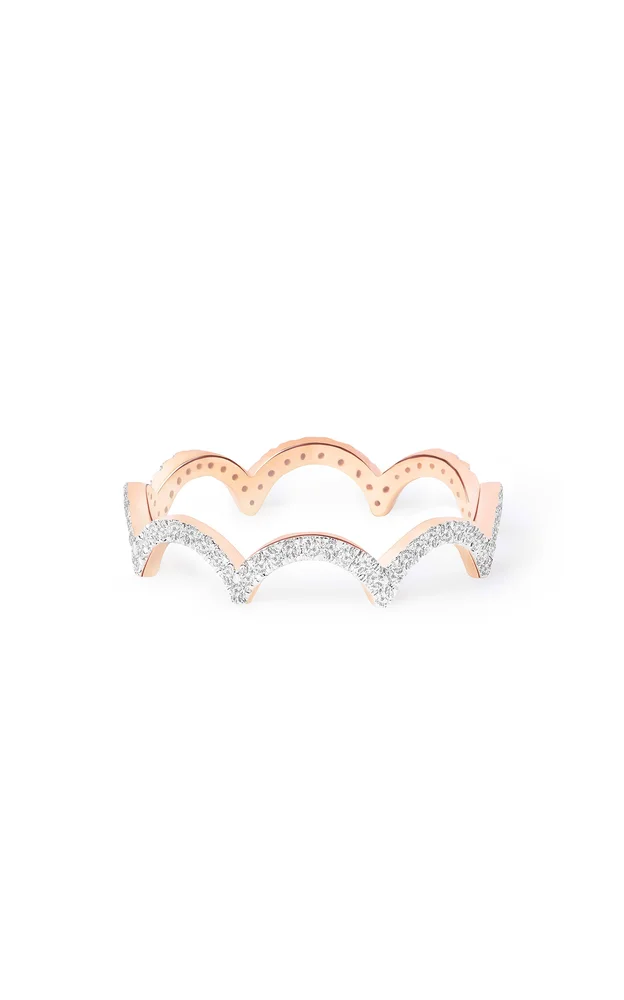 Diamond Goldfish Band Ring