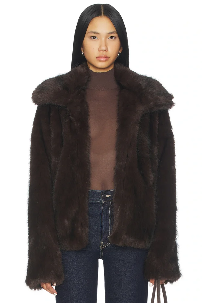 Leila Faux Fur Jacket