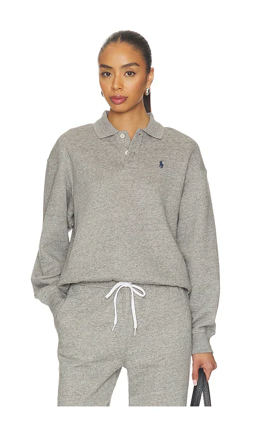Arctic Fleece Polo Sweatshirt