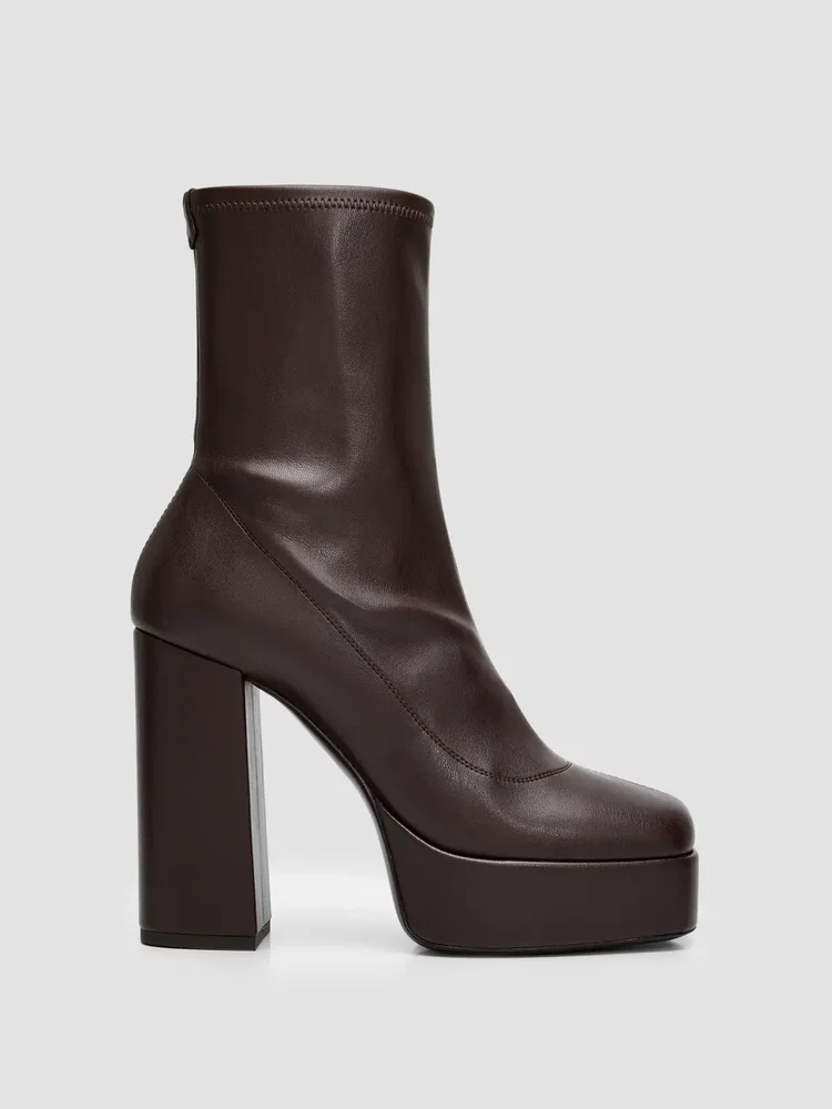 Granplage 115MM Leather Ankle Booties