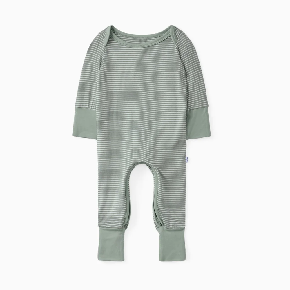Lap Shoulder Crescent Zippy Footie