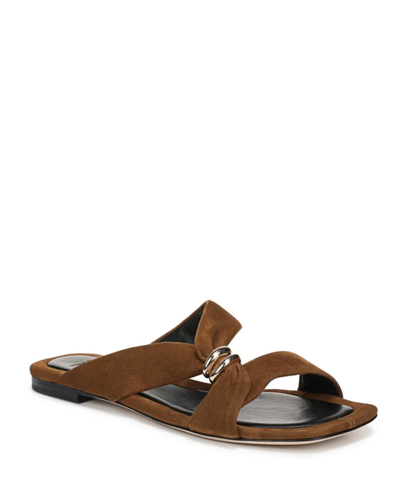 Vilma Leather Slide Sandals