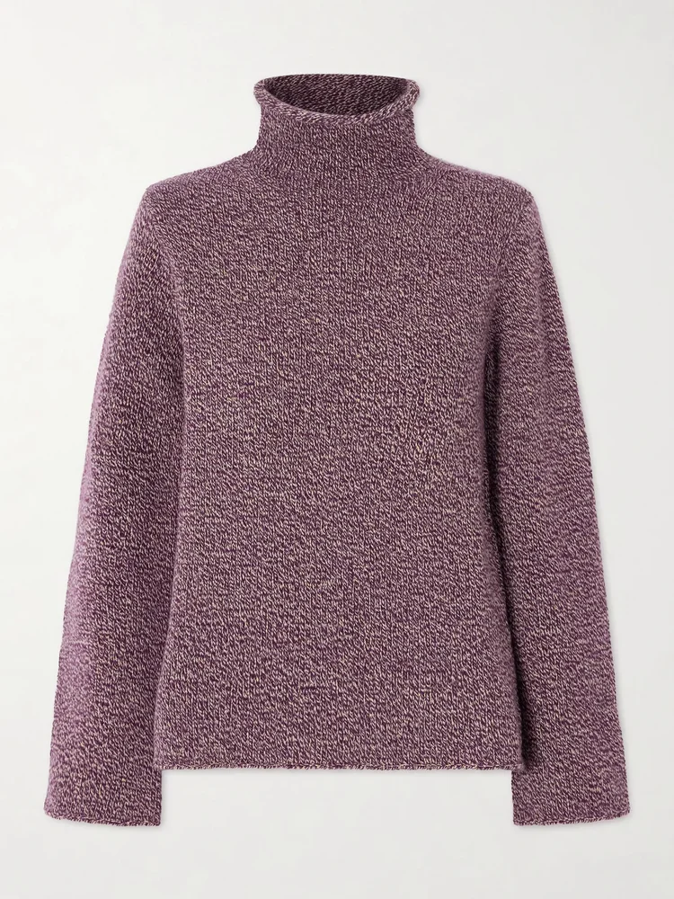 Flow cashmere turtleneck sweater