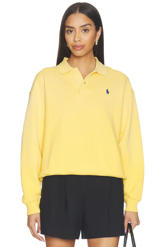 Arctic Fleece Polo Sweatshirt