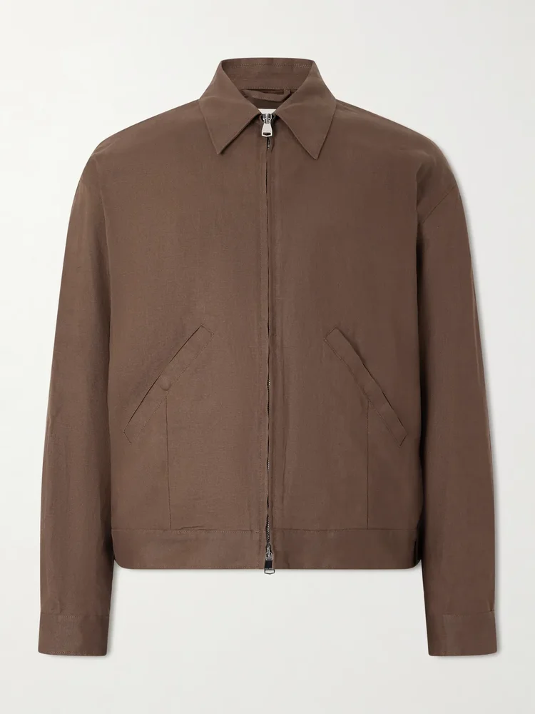 Stan Linen Bomber Jacket