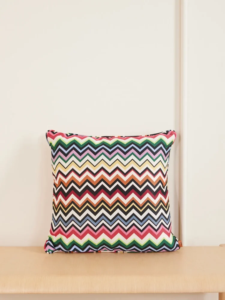 Belfast striped terry cushion