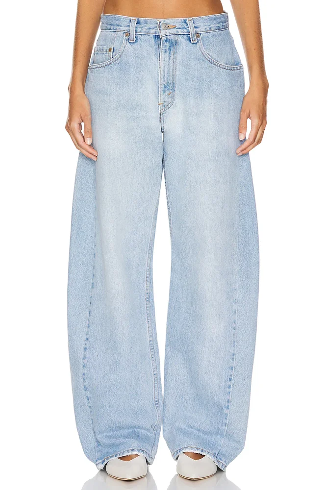 Vintage Barrel Wide Leg Jeans