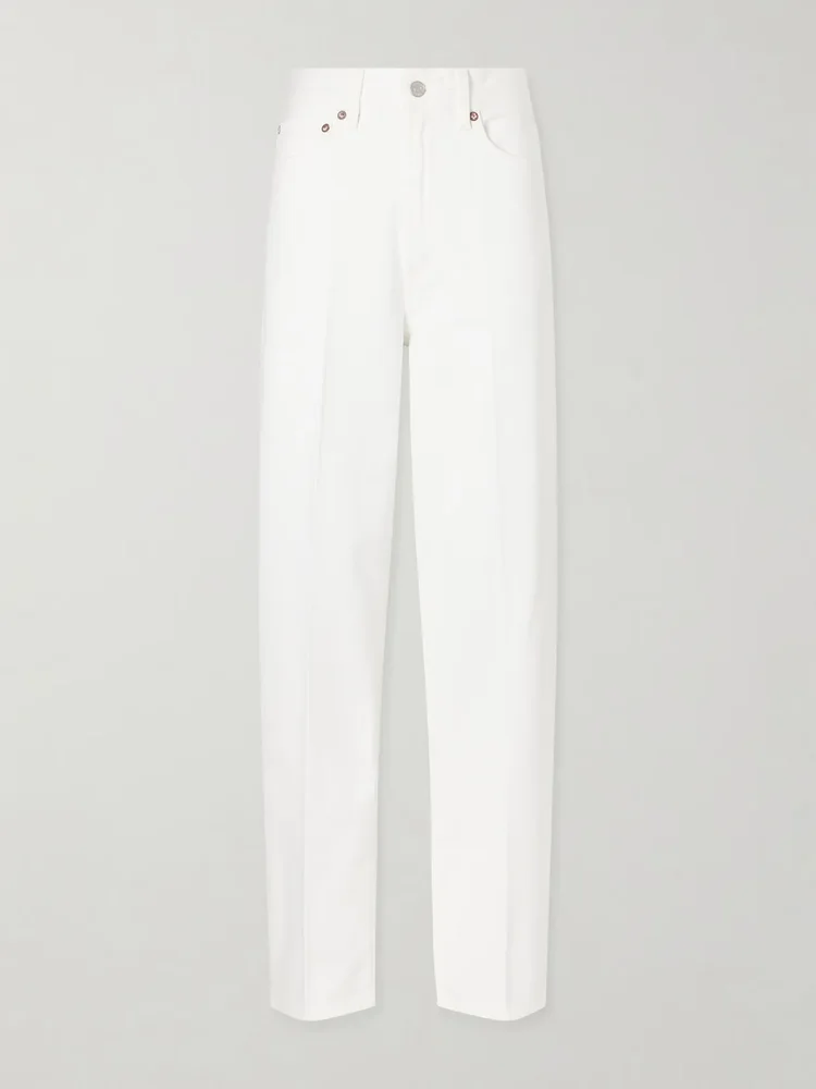 80s high waist straight leg jeans
