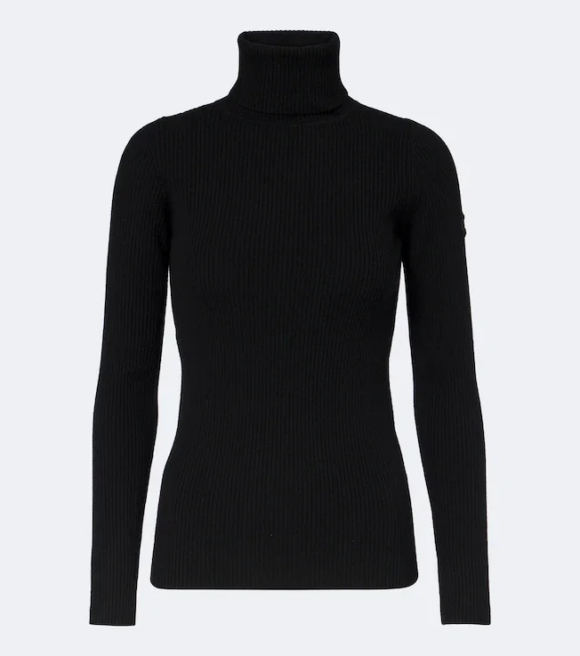 Wool and cashmere-blend turtleneck sweater