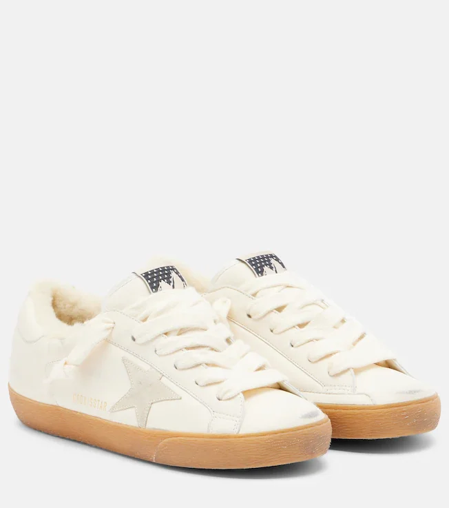 Super-Star shearling-lined leather sneakers